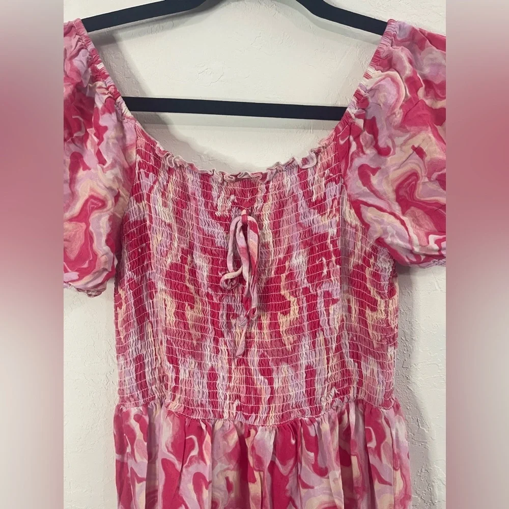Marble print maxi dress - Picture 2 of 4